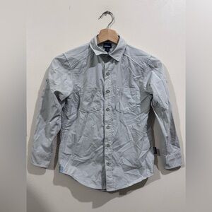 Patagonia Kids Light Gray Button Down Shirt